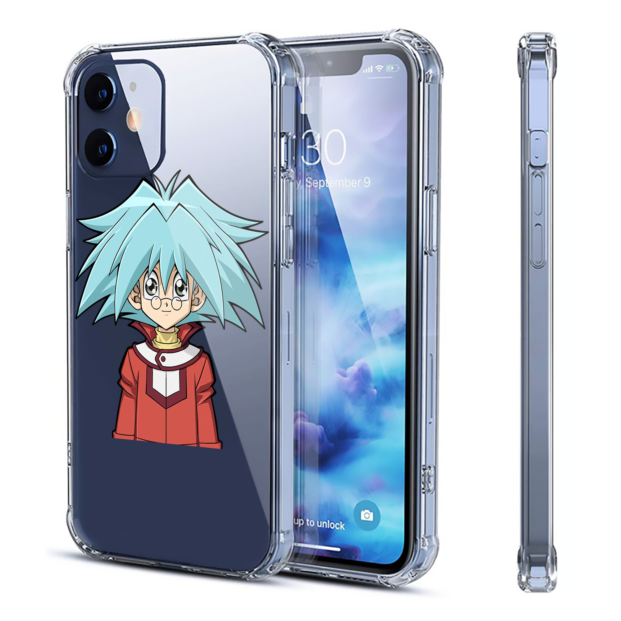 （画像用） 遊☆戯☆王 Yu-Gi-Oh! 【iPhone 12シリーズ対応】透明スマホケース（クリアソフトケース）